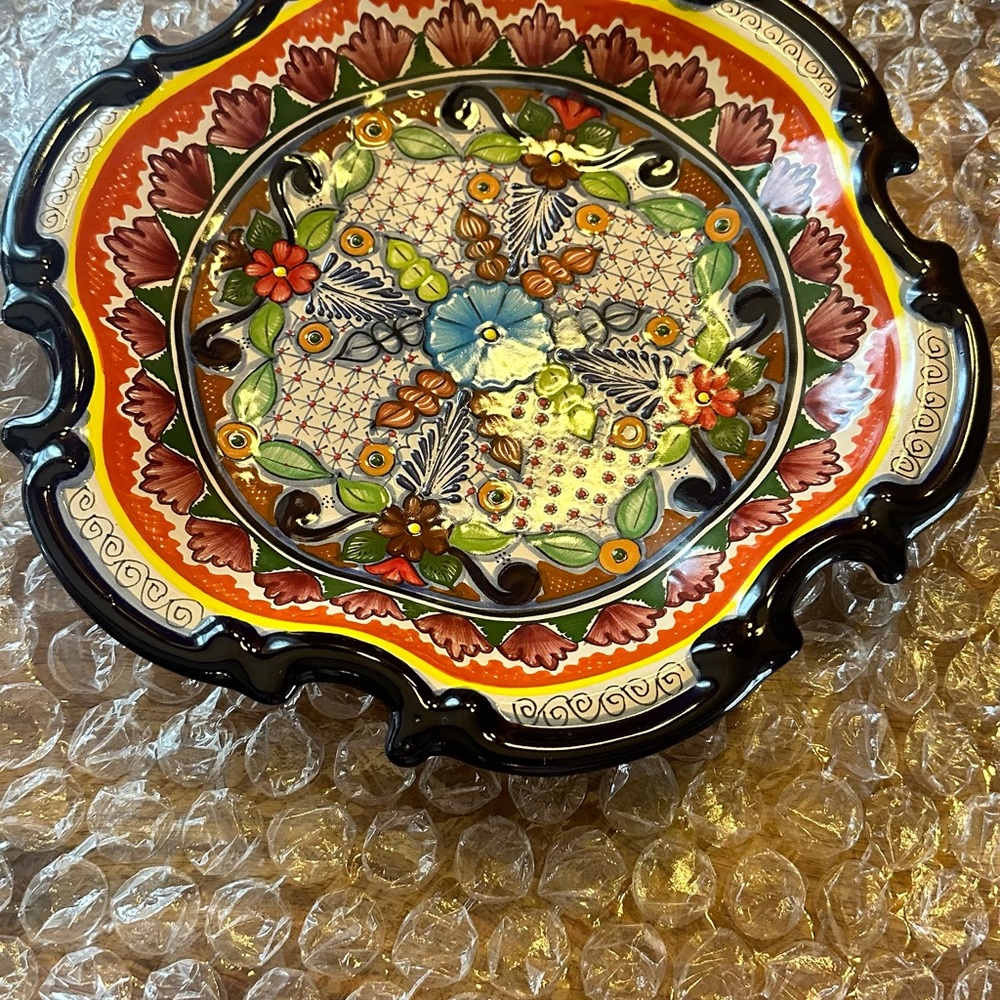 La Santisima Trinidad Talavera Ceramic Plate